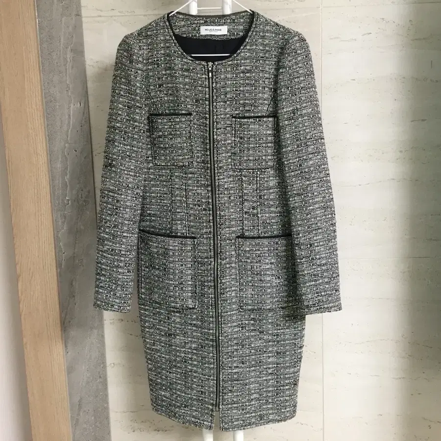 모조에스핀 트위드 롱 원피스 55