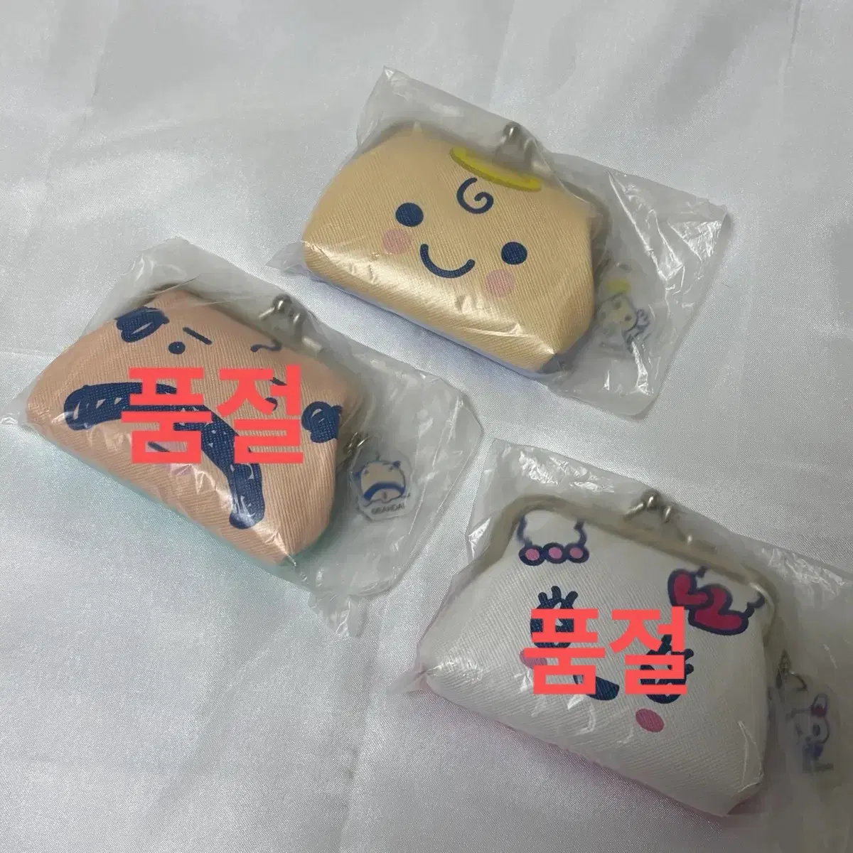 다마고치 아크릴 참 동전지갑 가마구치