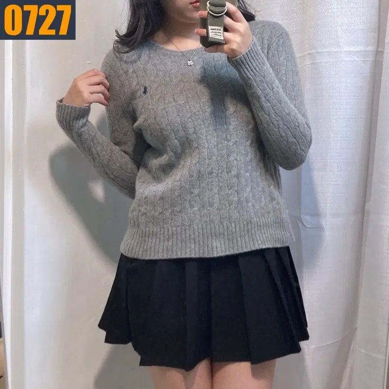 90 POLO 폴로 랄프로렌 꽈배기 니트