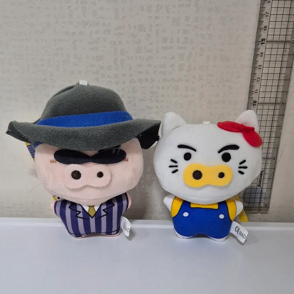 [짱구][키링] 부리부리 마피아+부리부리 키티 인형 (세트)