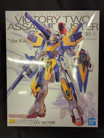 BANDAI SPIRITS MG 1/100 반다이남코판 V2 어솔트 버스터 건담 Ver.Ka 15+ 표기