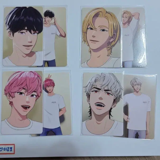 양도) 플레이브 삼왜 왜요왜요왜 티셔츠 5만원 포카 남예준 한노아 채밤비 도은호