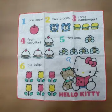 헬로키티 거즈 손수건 레트로 산리오 HELLO KITTY