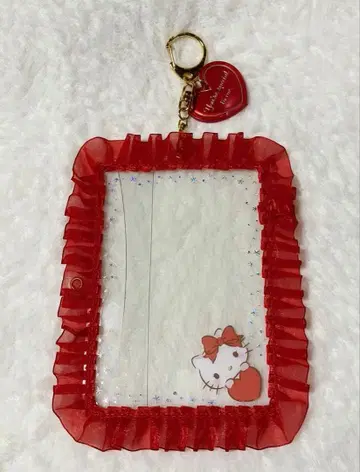 헬로키티 L판 사진 홀더 프릴