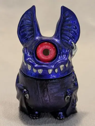 SO-TA 단안 박쥐 아이비 EYEBAT BEAST one up. 한정판 KAGEMARU DESIGNS 메탈릭 Body 다크 블루 (보라색/눈 빨검)