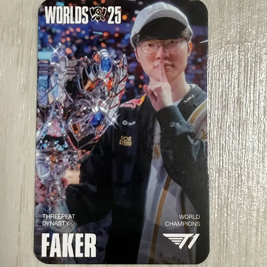 페이커 25 우승 포토카드