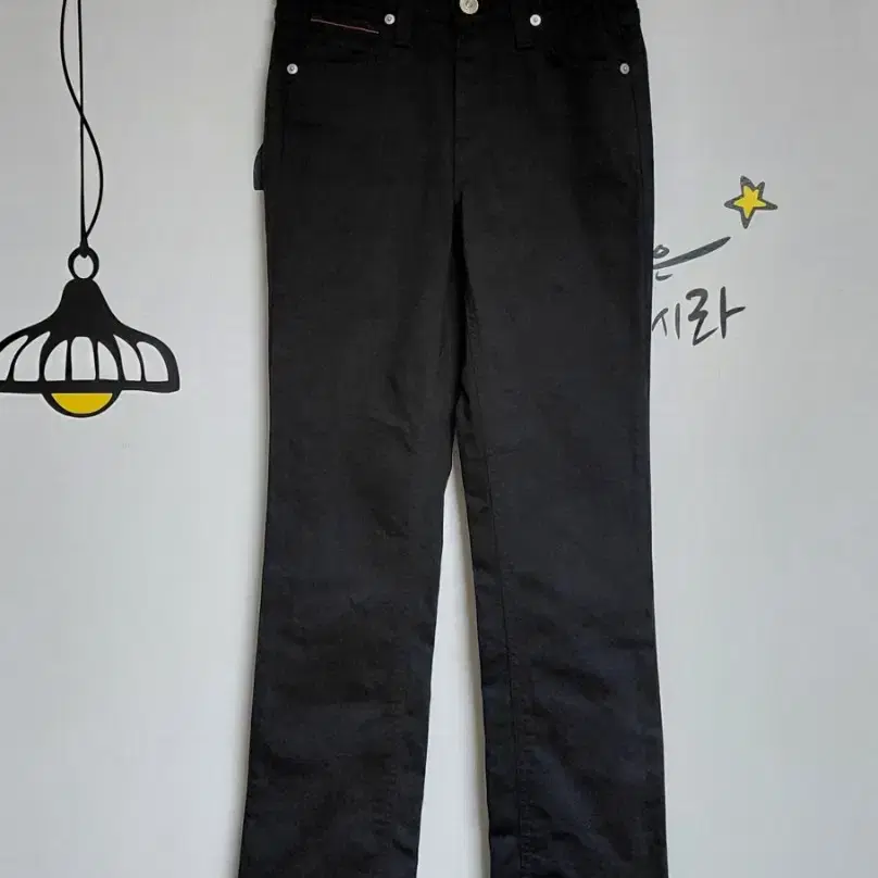 [Made in Japan] EDWIN 인터내셔널 베이직 블랙 스판 팬츠 (27) / ME423
