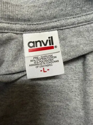 90s anvil 롱 슬리브 T셔츠 헤더 그레이 L 사이즈