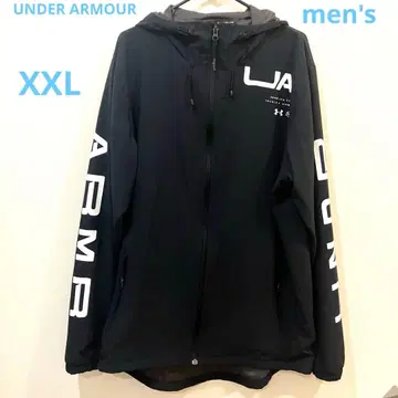 언더아머 트레이닝 집업 후드티 블랙 XXL