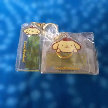 폼폼푸딩 산리오퓨로랜드 아크릴 키링 2개 세트