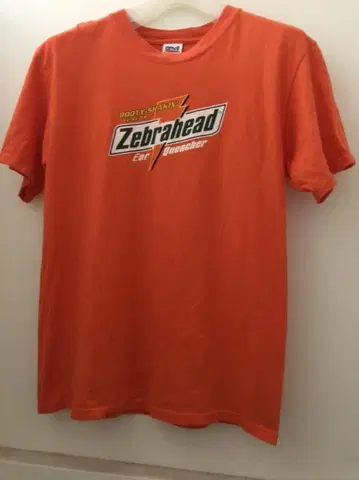 제브라헤드 티셔츠 M 오렌지 게토레이/Zebrahead