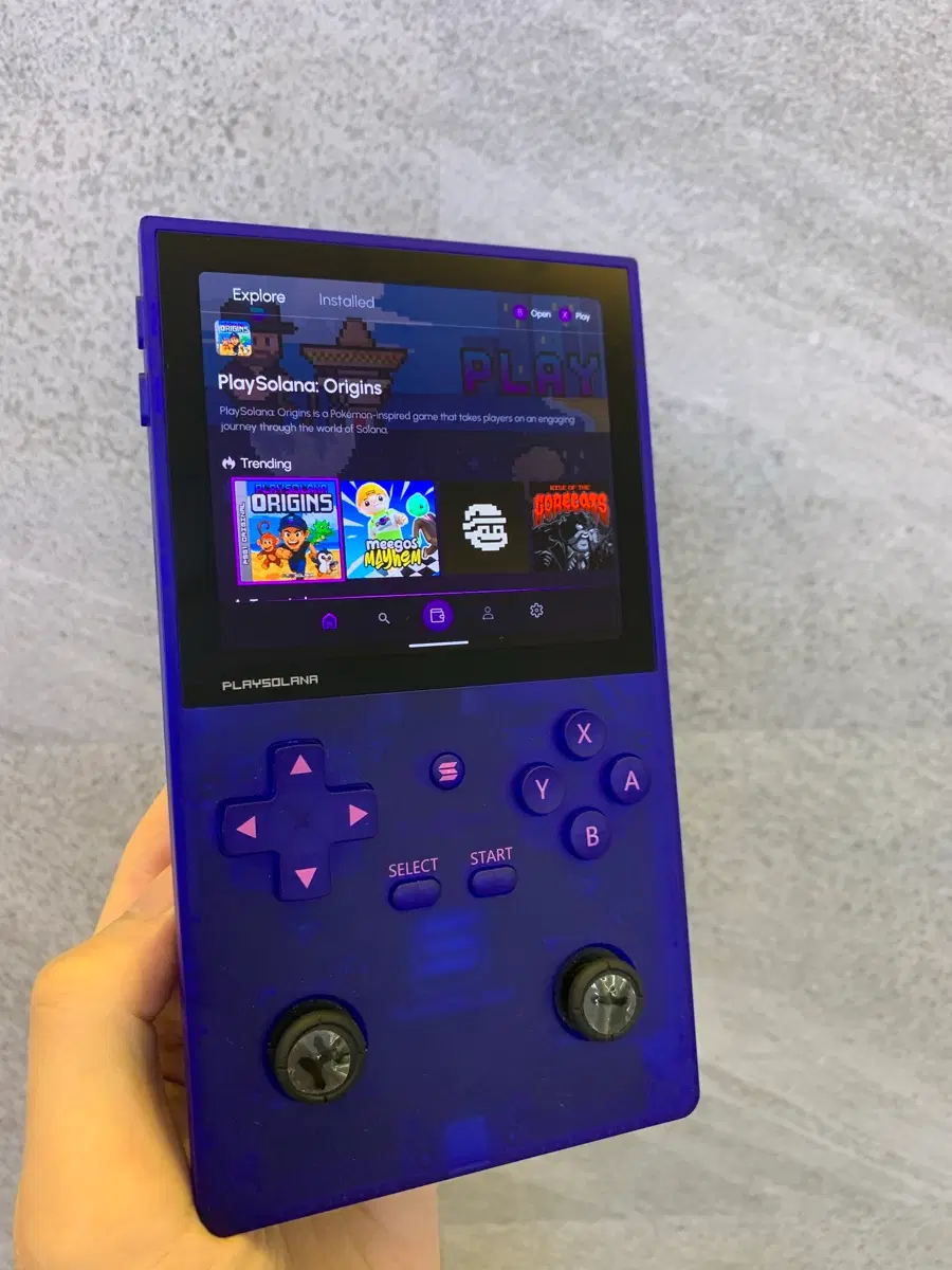 PlaySolana Gen 1 (PSG1) 게이밍 핸드헬드