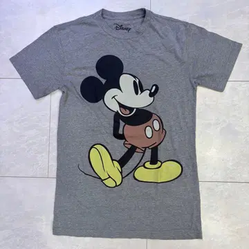 Disney 미키마우스 반팔 T셔츠 그레이 S
