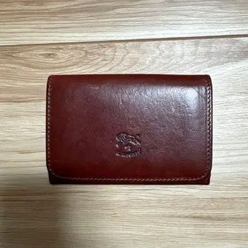 일비종떼 명함지갑 카드 케이스 천연 가죽 가죽 브라운