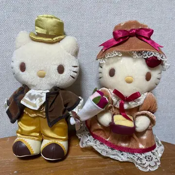 헬로키티 봉제 인형 커플 세트