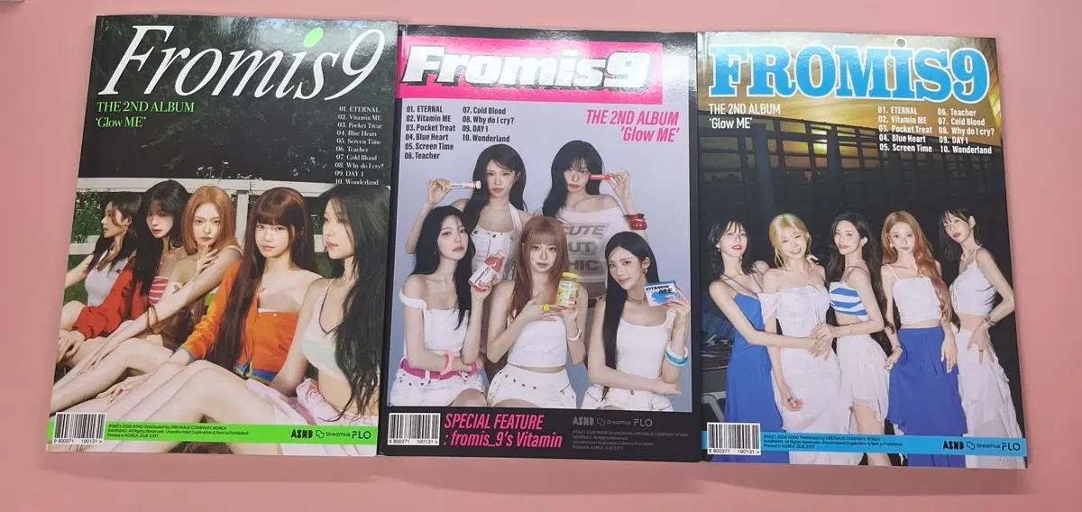 프로미스나인 Glow me 개봉 앨범
