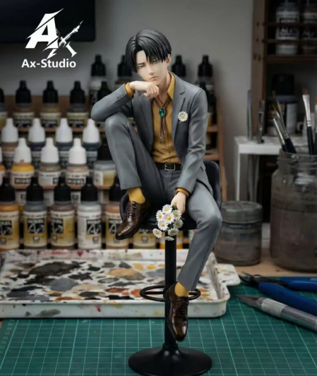 AA x AX 리바이 진격의 거인 레진 피규어 양도