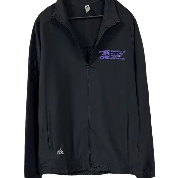 [S] ADIDAS 아디다스 완장포인트 바람막이자켓 블랙