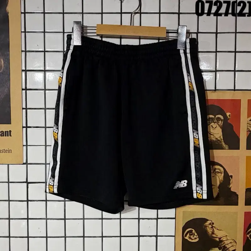 뉴발란스 트레이닝 반바지 블랙 M 0727