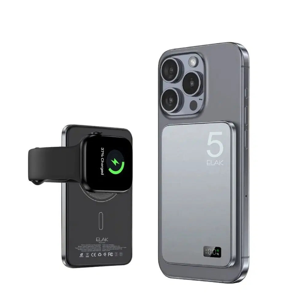엘락 무선 맥세이프 고속 충전 5000mAh 보조배터리 새제품