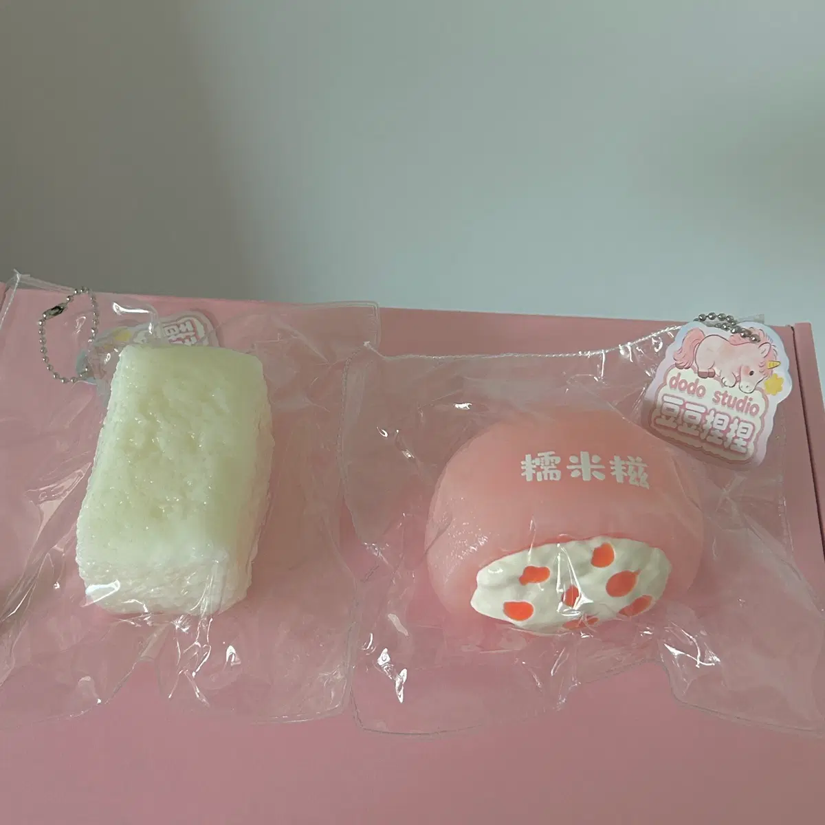 dodo studio 도도샵 떡 + 핑크 모찌 말랑이 2개 세트 일괄 할인