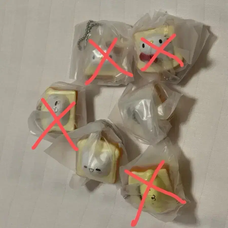 산리오 식빵 가챠 피규어 키링