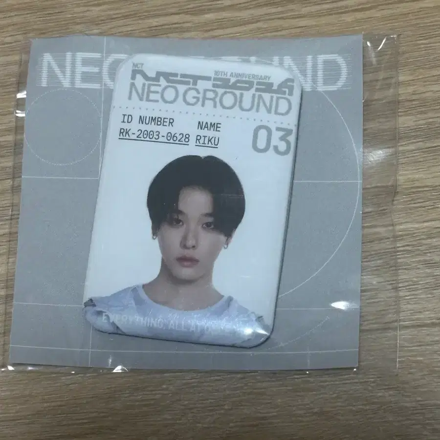 Nct 10주년 팝업 뱃지- 엔시티위시 리쿠