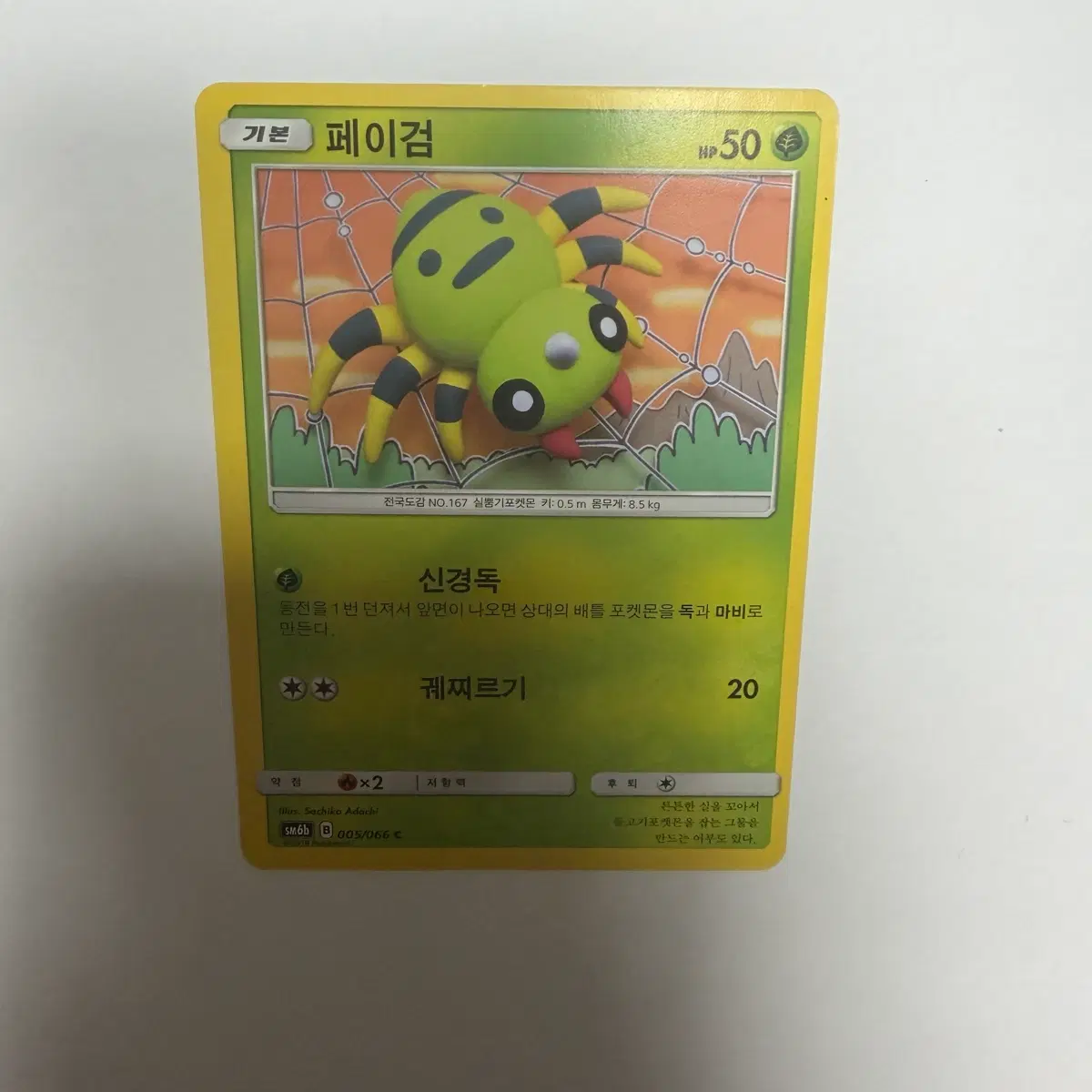 페이검 포켓몬카드