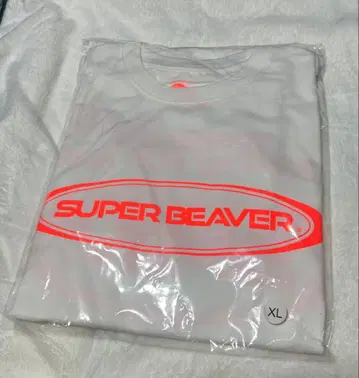 SUPER BEAVER 롱 슬리브 티셔츠 화이트 XL