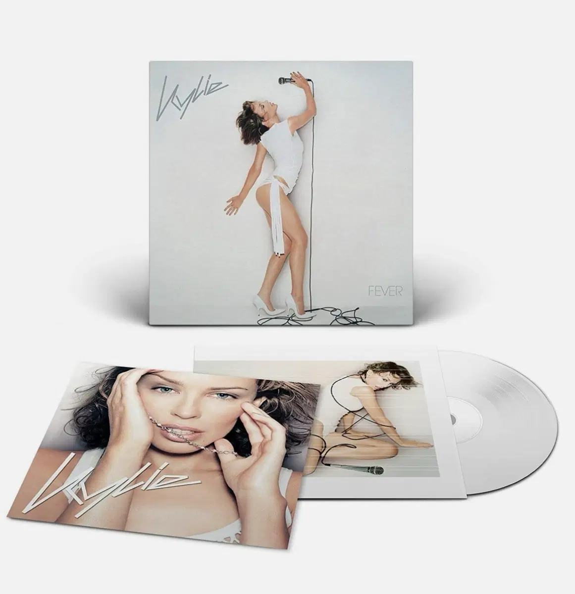 [LP] 카일리 미노그 Fever 화이트 바이닐 LP 엘피