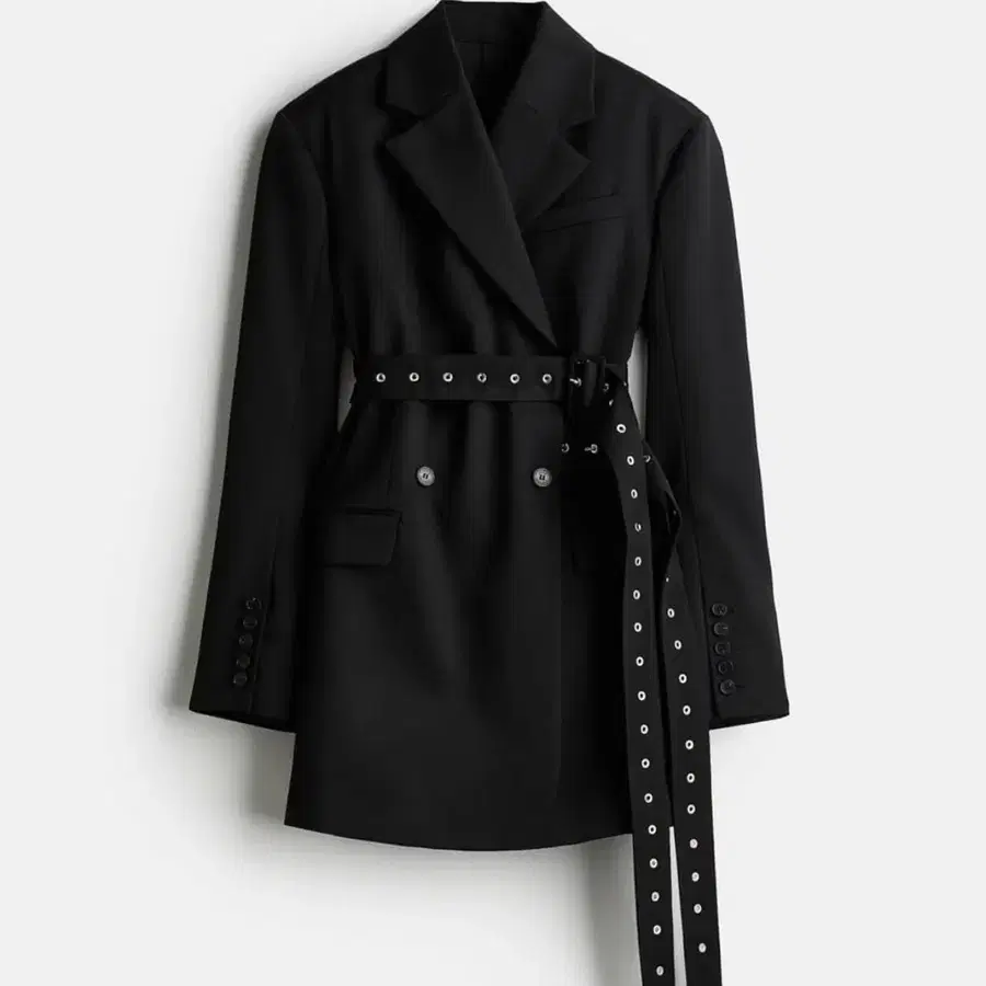 [M] H&M rokh 벨티드 울 자켓 새상품급