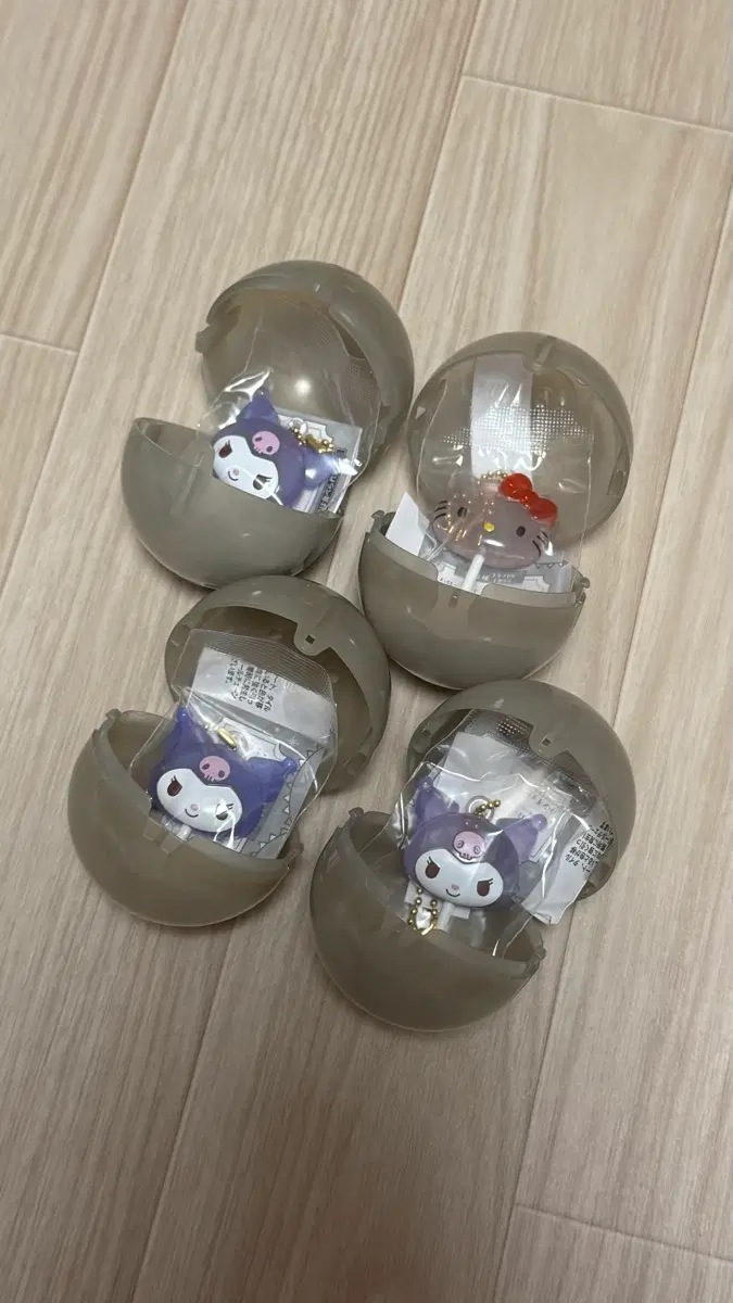 산리오 캐릭터 캔디 참 가챠 키링 키티,쿠로미