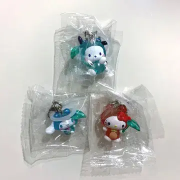 익명 배송 산리오 케로케로 파티 메지루시 액세서리 3종 세트