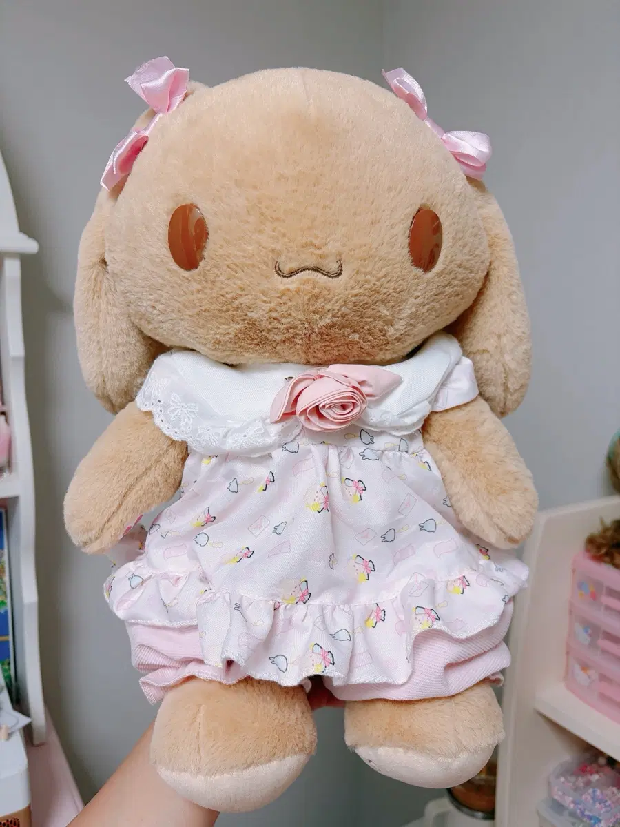 빌드어베어 모카 인형 + 옷 일괄