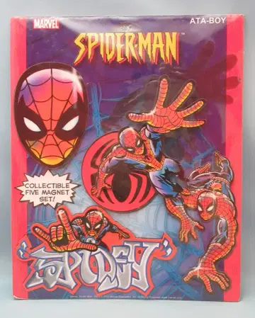 ATA BOY COLLECTIBLE FIVE MAGNET SET SPIDER MAN