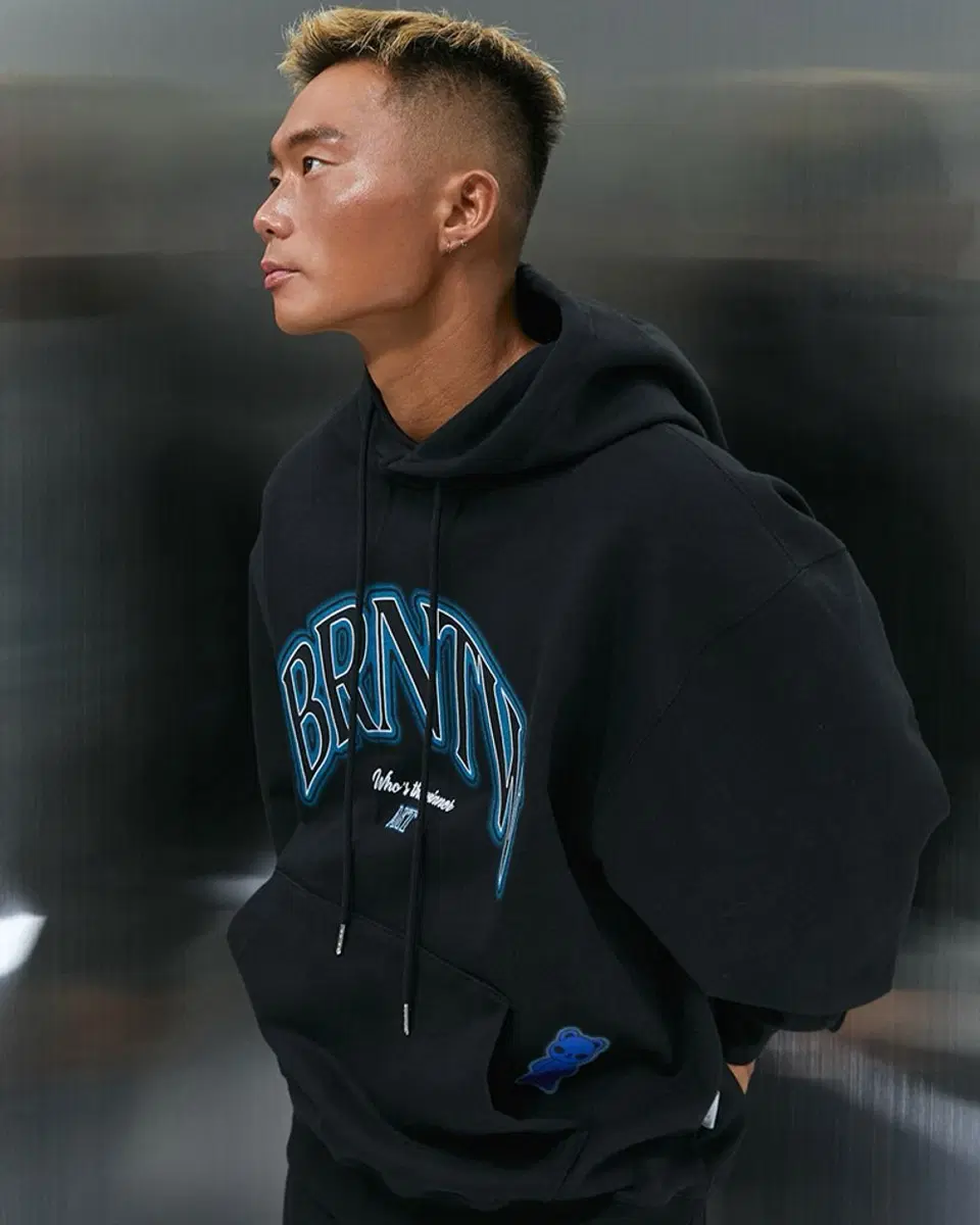 본투윈 BRNTW AKT HOODIE BLACK 블랙 후드 3