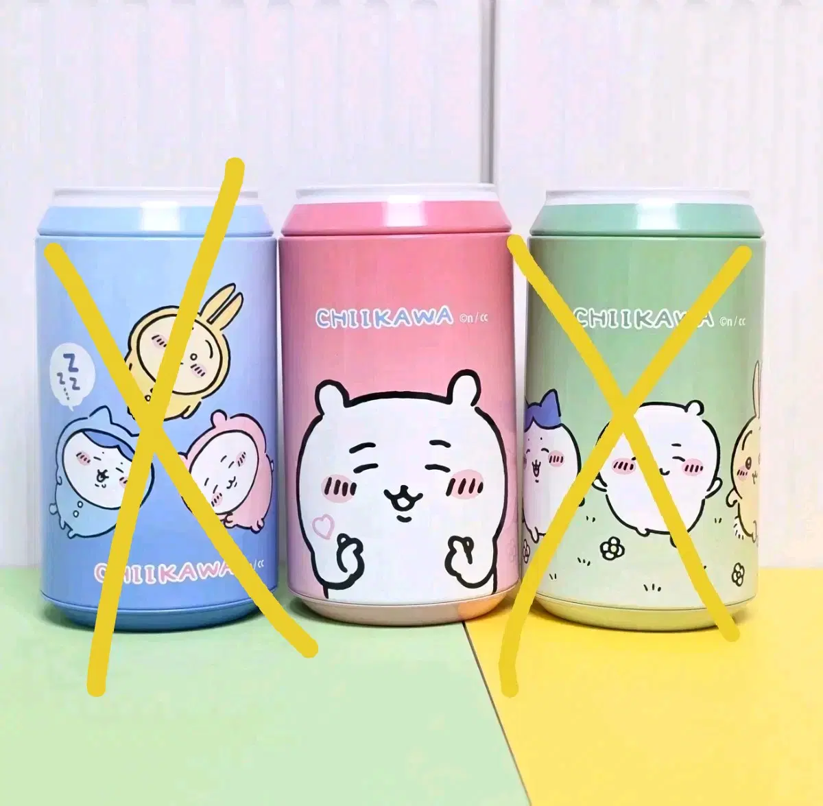 (새상품)먼작귀 치이카와 캔 코인 저금통