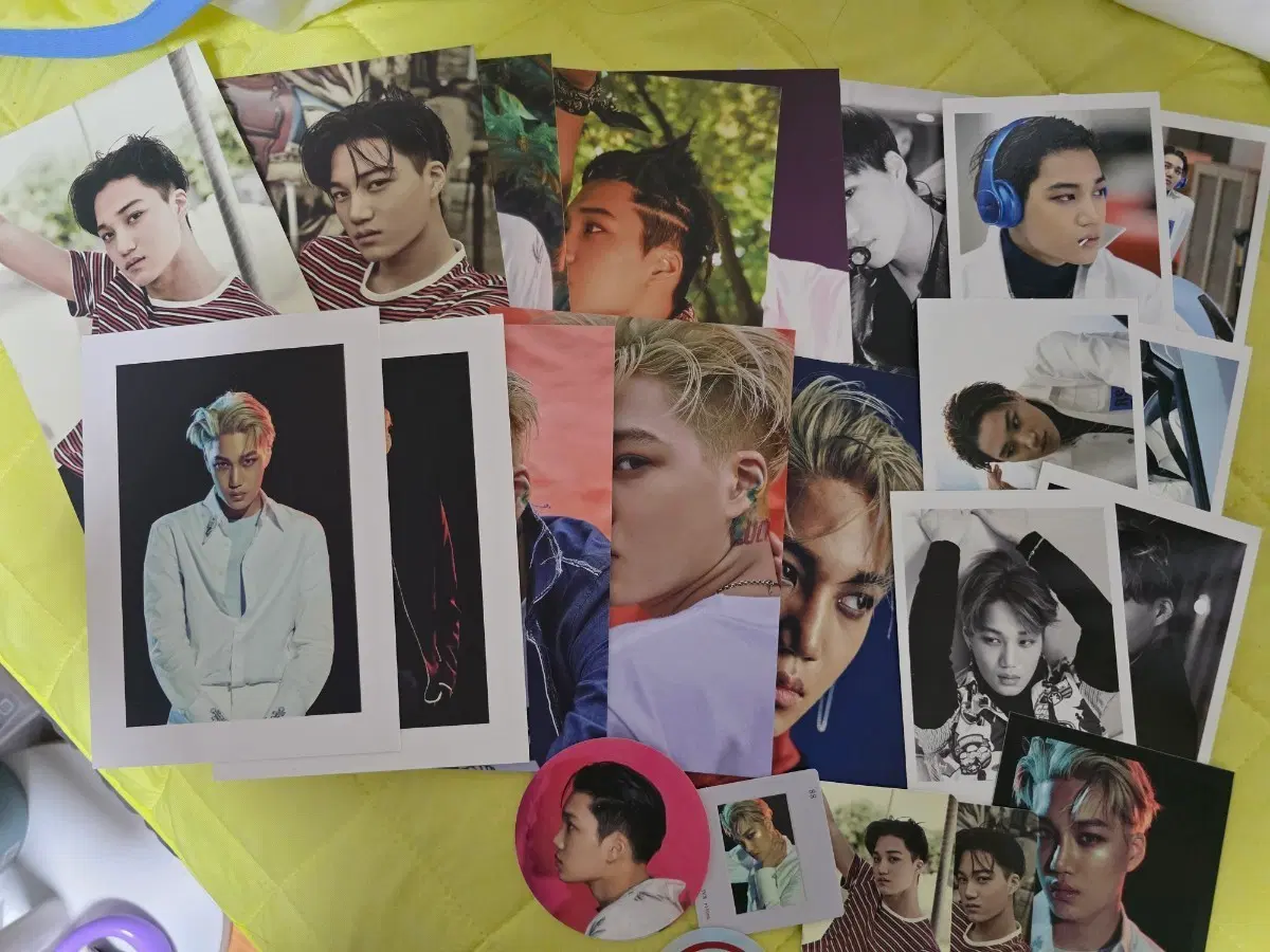 엑소 카이 엽서, 폴라로이드st 엽서, 포토카드 일괄 판매