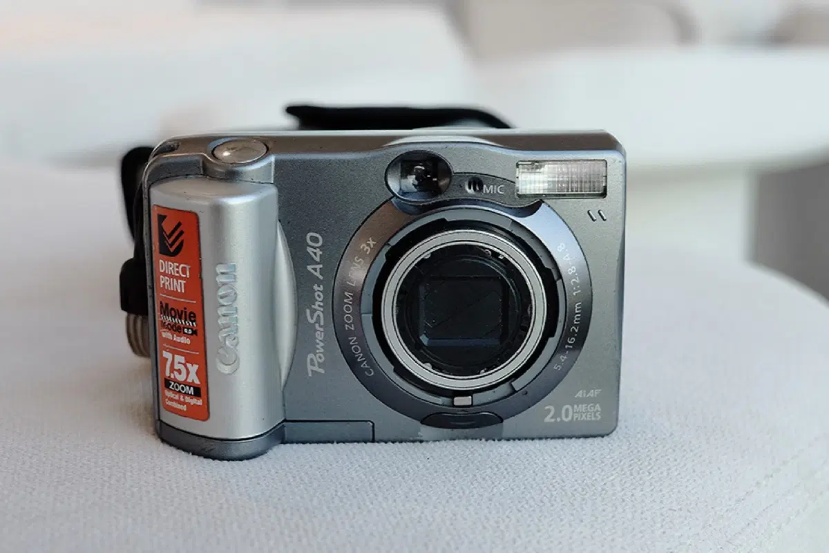 캐논 파워샷 PowerShot A40 빈티지디카 팝니다(예제사진 첨부)