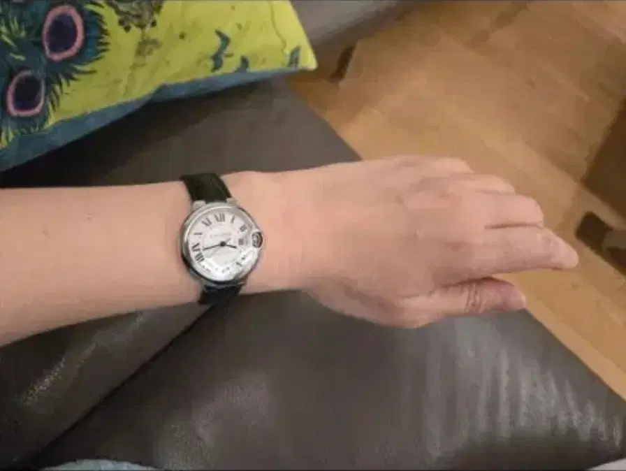 까르띠에 발롱블루 33 오토매틱 가죽