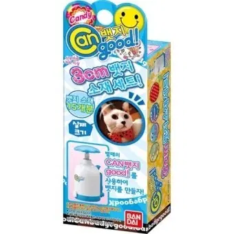 Can 뱃지 good 3cm 뱃지 키홀더 소재 세트 캔 뱃지 만들기 장난감 리필 반다이 남코