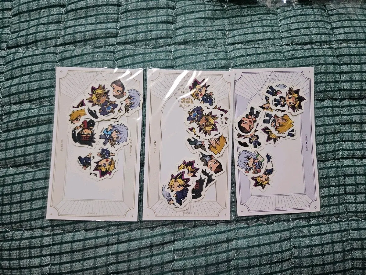 유희왕 콜라보카페 BLANC 스티커 A, B