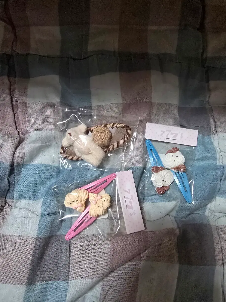 페어리계 머랭쿠키 강아지 핀, 곰돌이 초코 핀 일괄