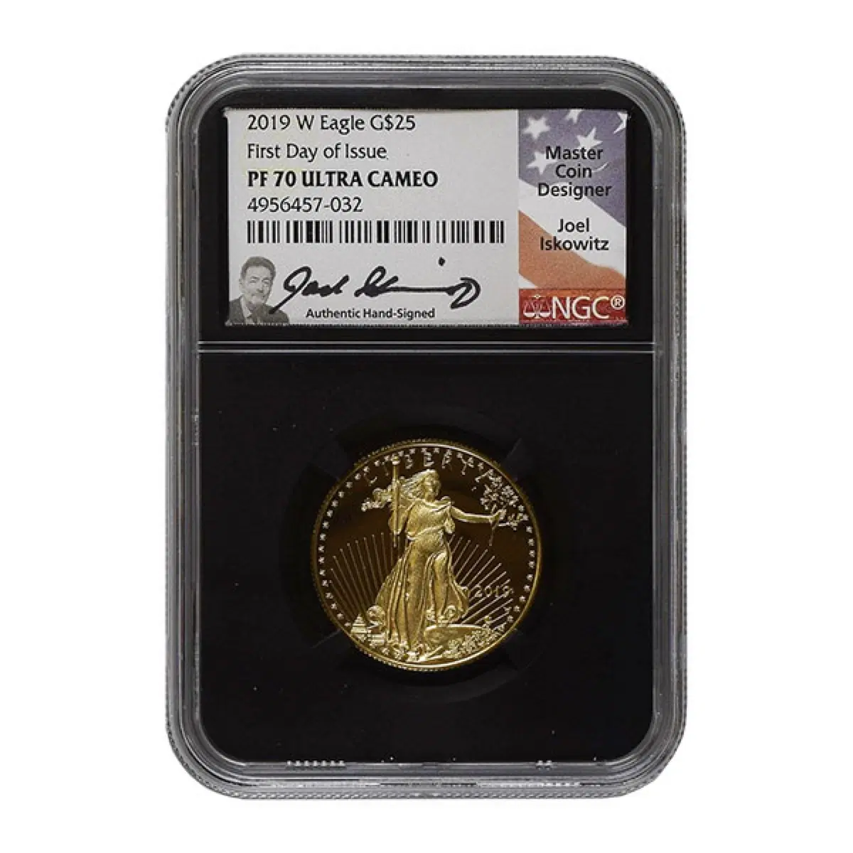 2019-W 1/2 oz Proof Gold American Eagle PF-70 NGC (FDI)