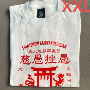 새상품 진천지개벽집단 지그재그 롱T셔츠 XXL
