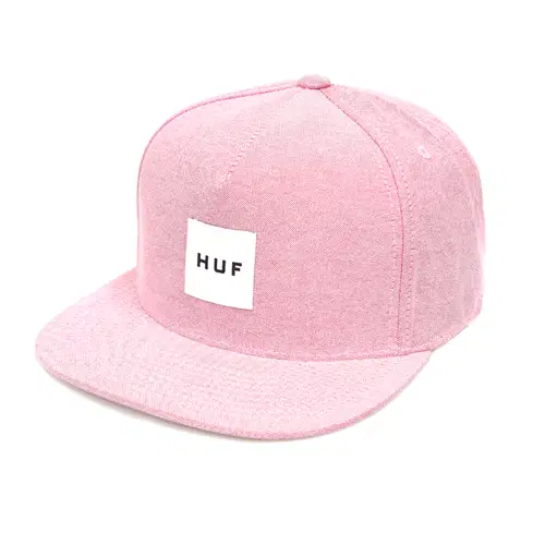 [새상품] 허프 모자 OXFORD BOX LOGO SNAP-RED