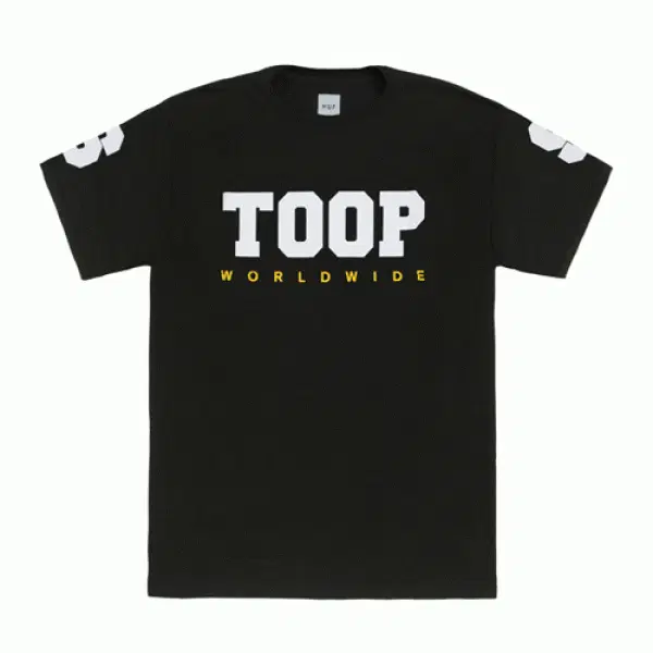 [새상품] 허프 티셔츠 S사이즈 STOOPS WORLDWIDE TEE-BLK