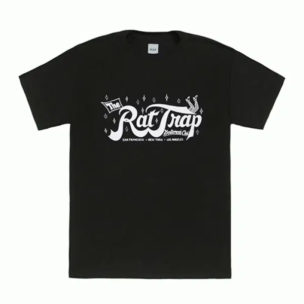 [새상품] 허프 티셔츠 M사이즈 TODD FRANCIS RAT TRAP TEE-BLK