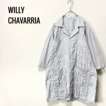 WILLY CHAVARRIA 드레스 플리츠 셔츠