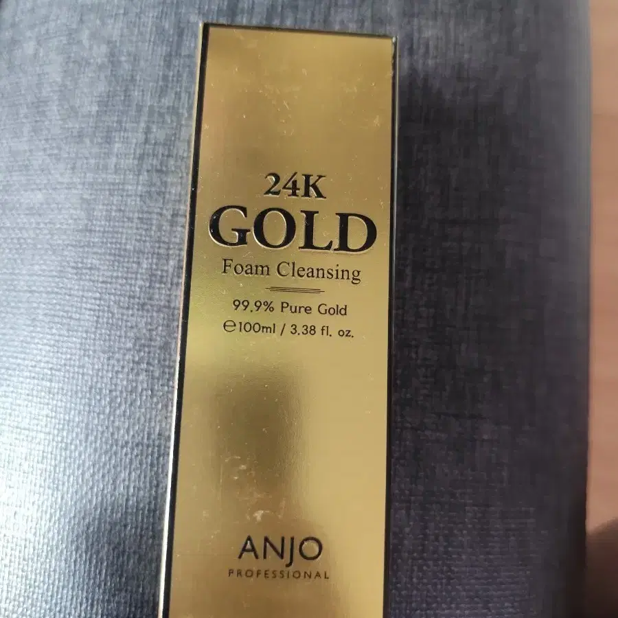 안조 프로페셔널 24K 골드 폼 클렌징 100ml새제품